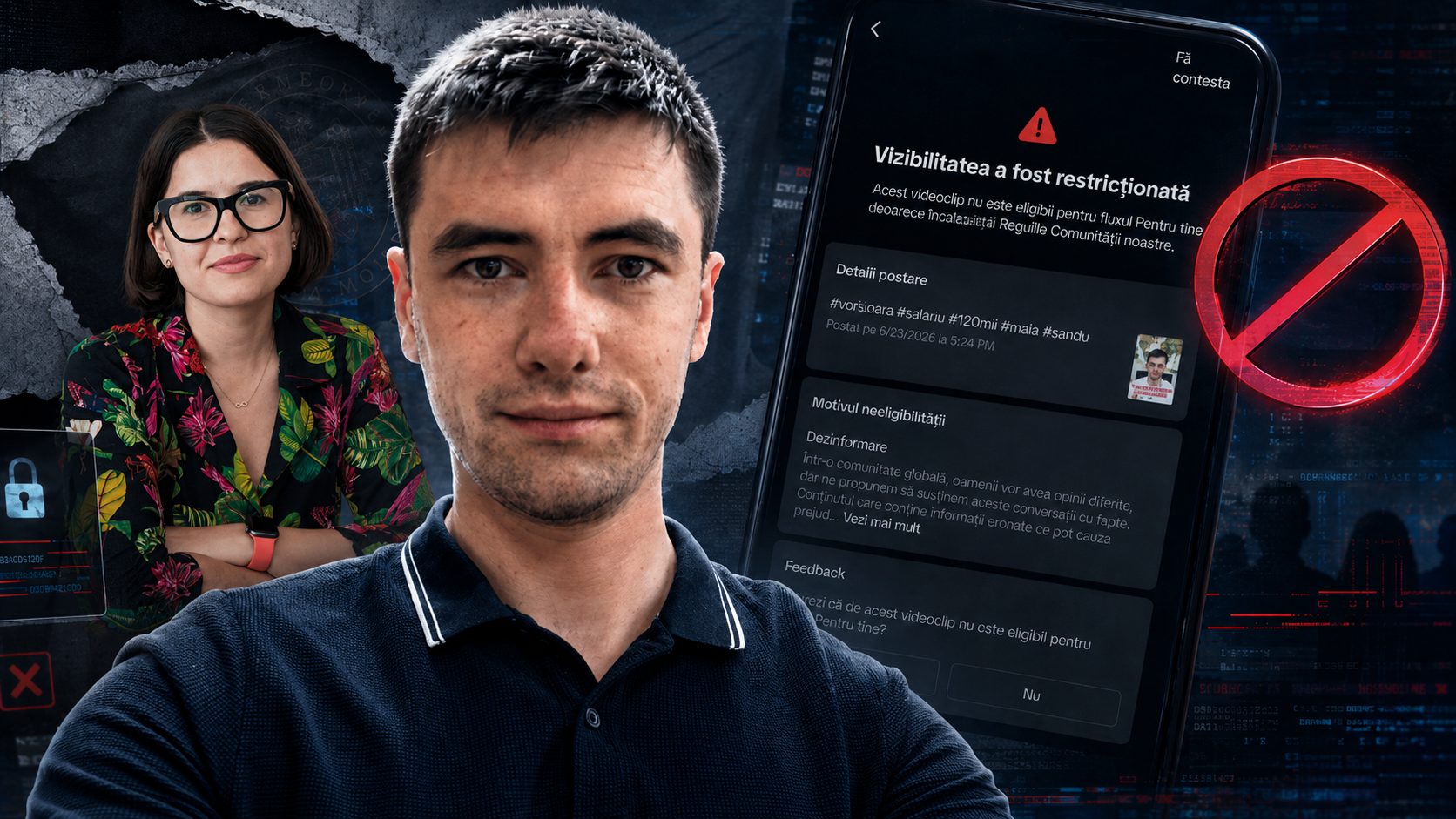 Билецкий заявил, что TikTok ограничил распространение его видео о двоюродной сестре Майи Санду