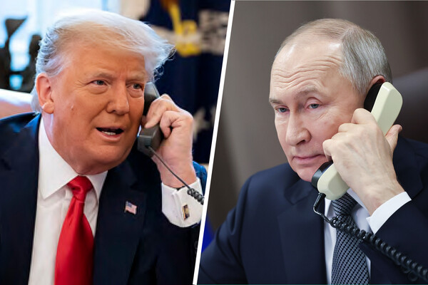 Путин созвонился с Трампом: Кремль сообщает, что президент США пообещал воздействовать на Киев и ЕС ради мира