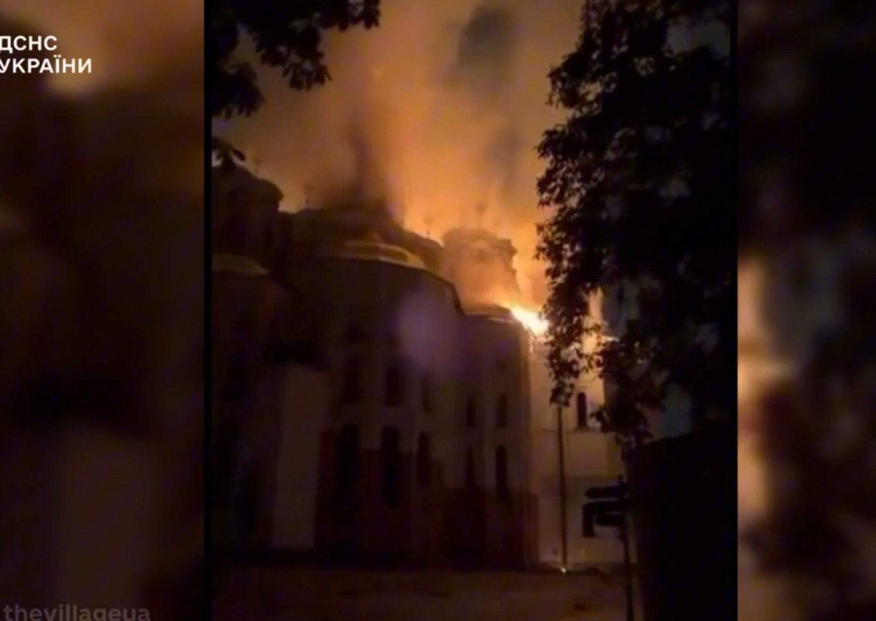 (ВИДЕО) Массированная атака на Киев: есть погибшие и раненые