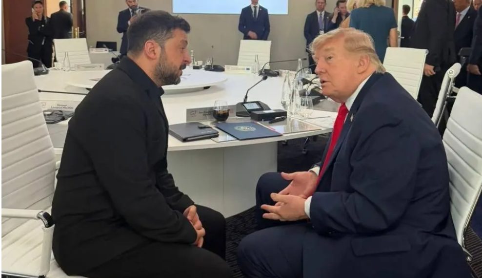 (VIDEO) Trump, după întâlnirea cu Zelenski la G7: Rusia trebuie să accepte un acord