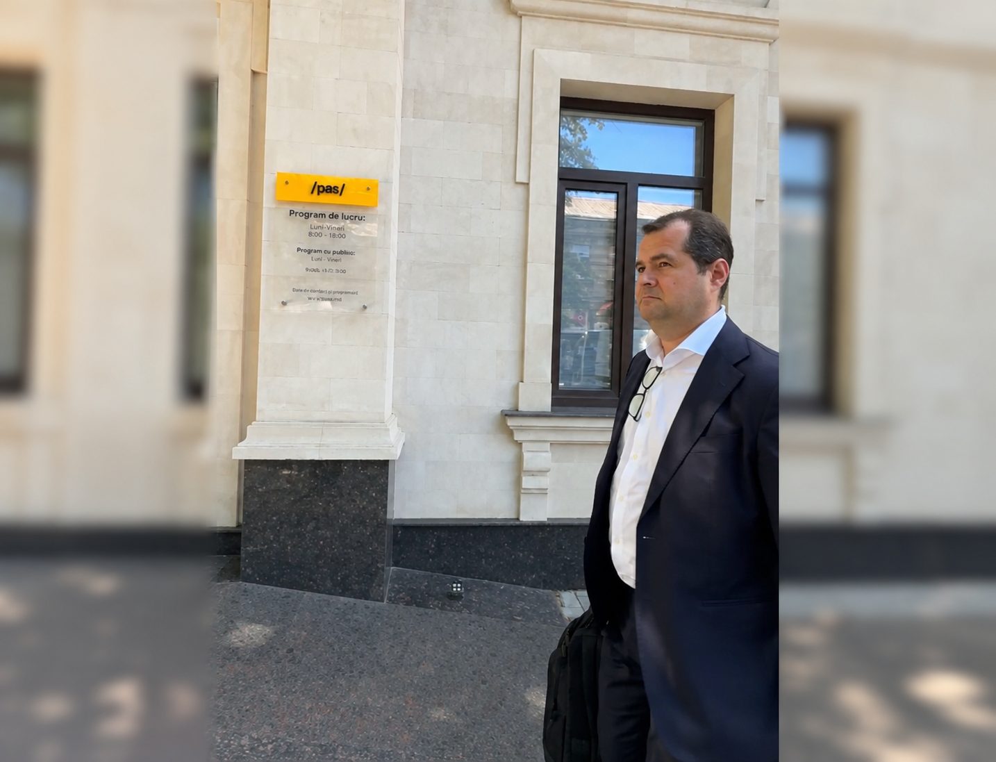 Vasile Tofan, surprins în preajma sediului PAS, în pline discuții despre viitorul premier