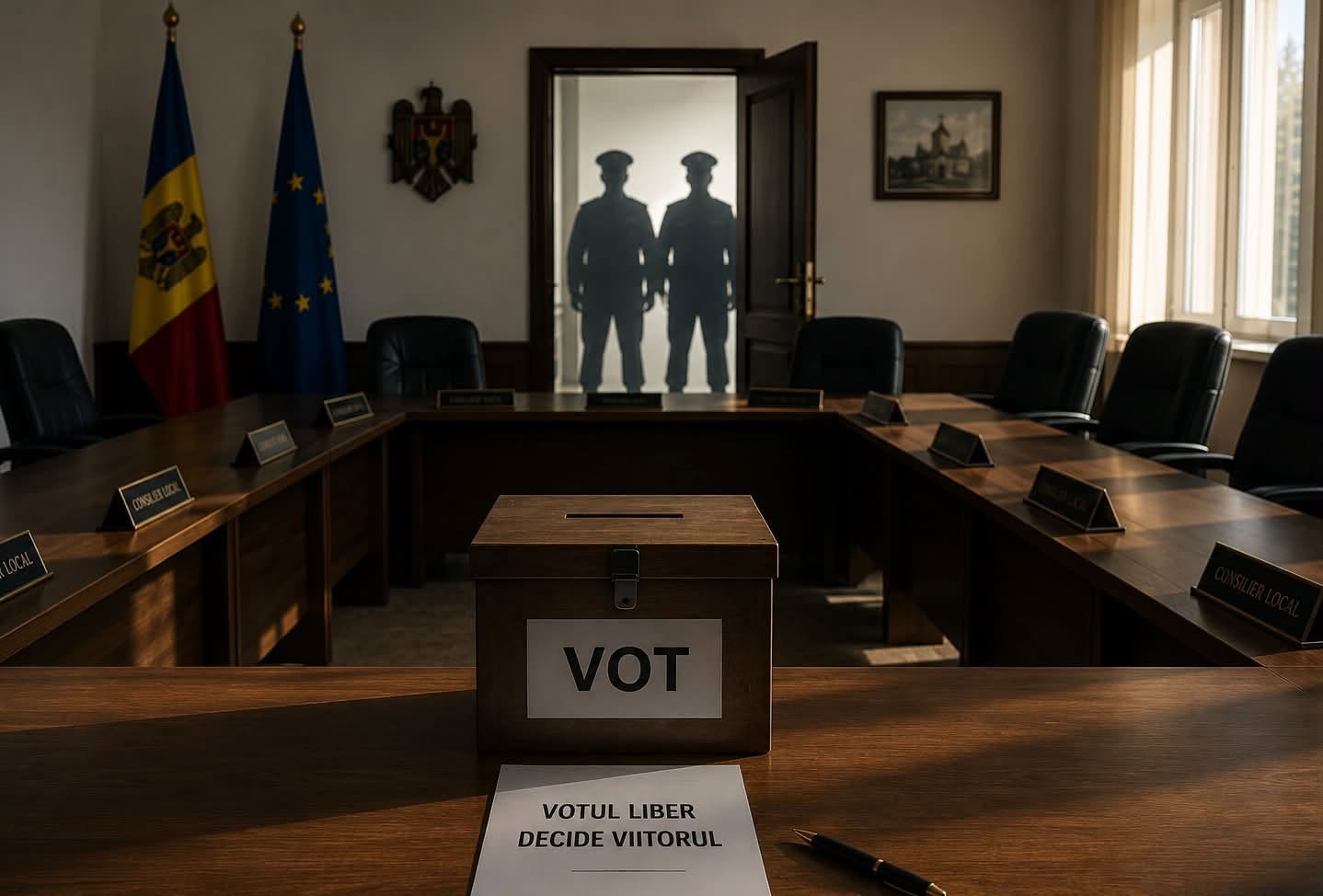 „Poliția la poartă înaintea votului decisiv”. Primarul din Nemureni acuză presiuni asupra consilierilor în contextul amalgamării localităților