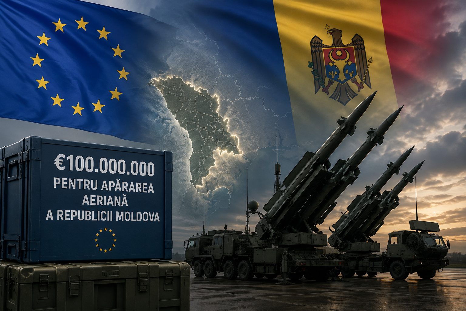 Milioane pentru apărare aeriană. UE pregătește cel mai mare ajutor militar pentru Moldova
