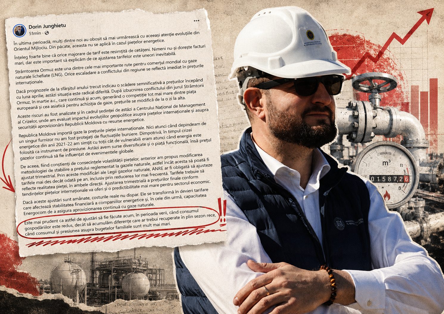 Logica ministrului Energiei privind scumpirea gazului: „Este mai prudent ca astfel de ajustări să fie făcute acum, în perioada verii”