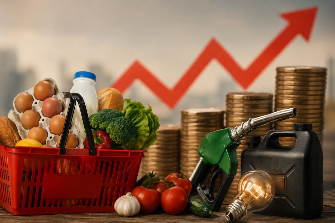 Жизнь становится всё дороже: яйца +21%, дизельное топливо +35%, транспорт +29%