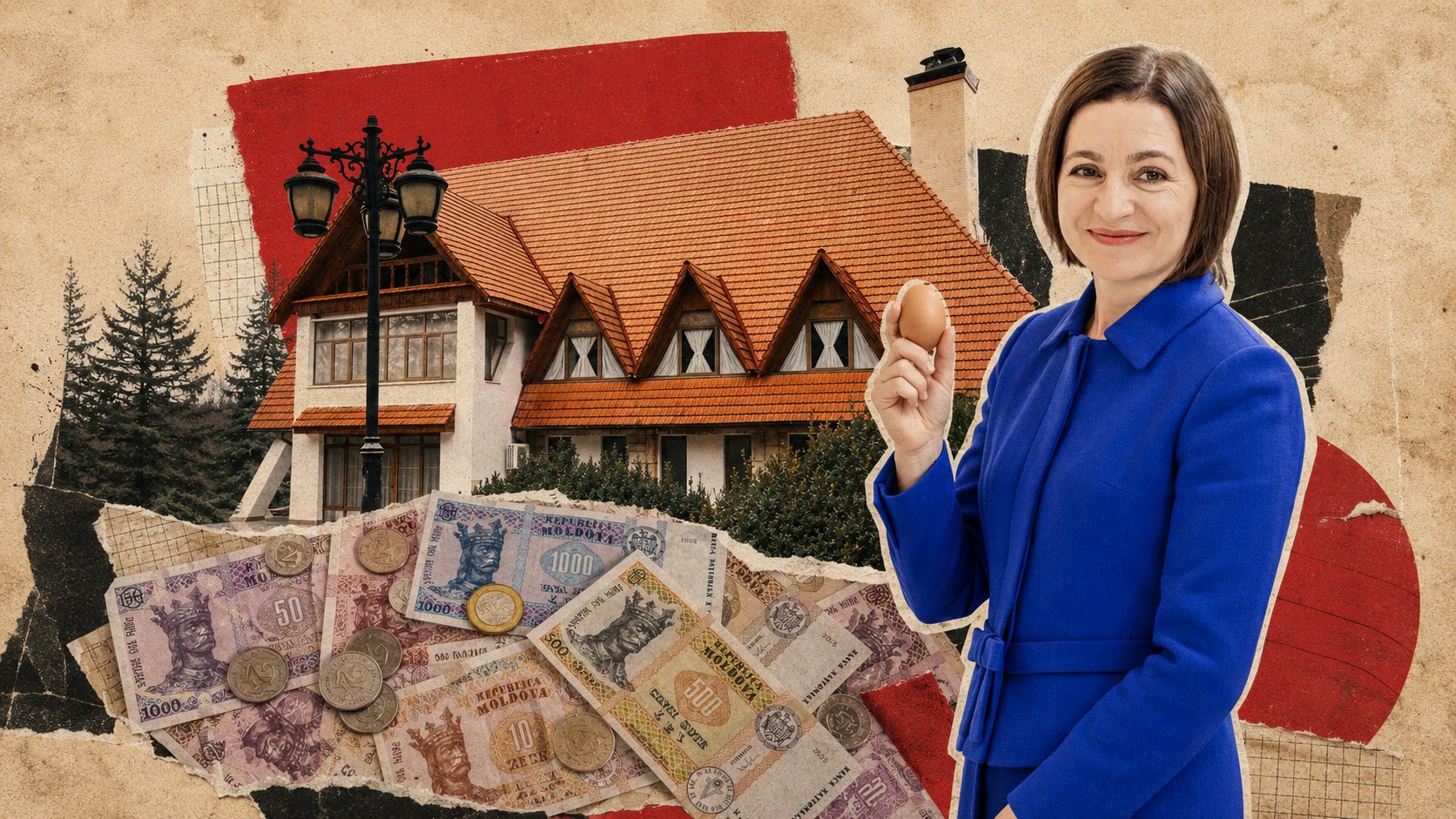 Виллу президента модернизируют, пока Санду говорит об одном яйце в день и «маленькой плацинде»