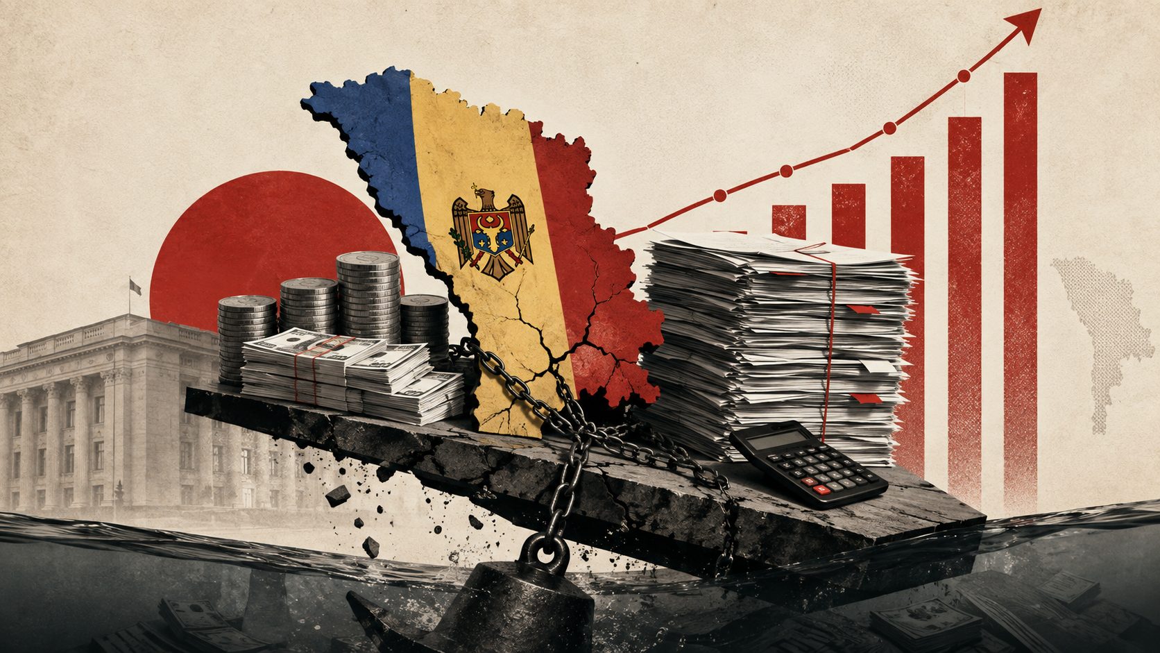 Moldova se afundă în datorii! Peste 7 miliarde de lei în plus într-un singur an