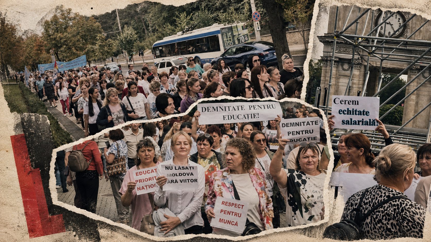 Протест у здания правительства! Учителя требуют повышения зарплат, обещанного PAS с 1 сентября