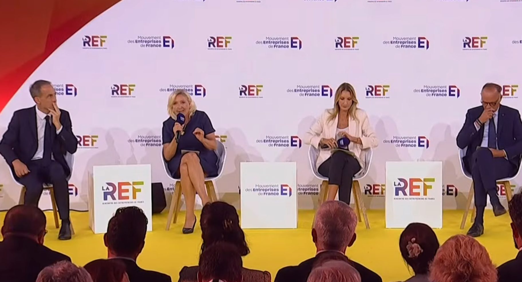 Dezbatere cu scântei în Franța, în cursa pentru Élysée: Le Pen atacă UE și promite economii de 125 de miliarde