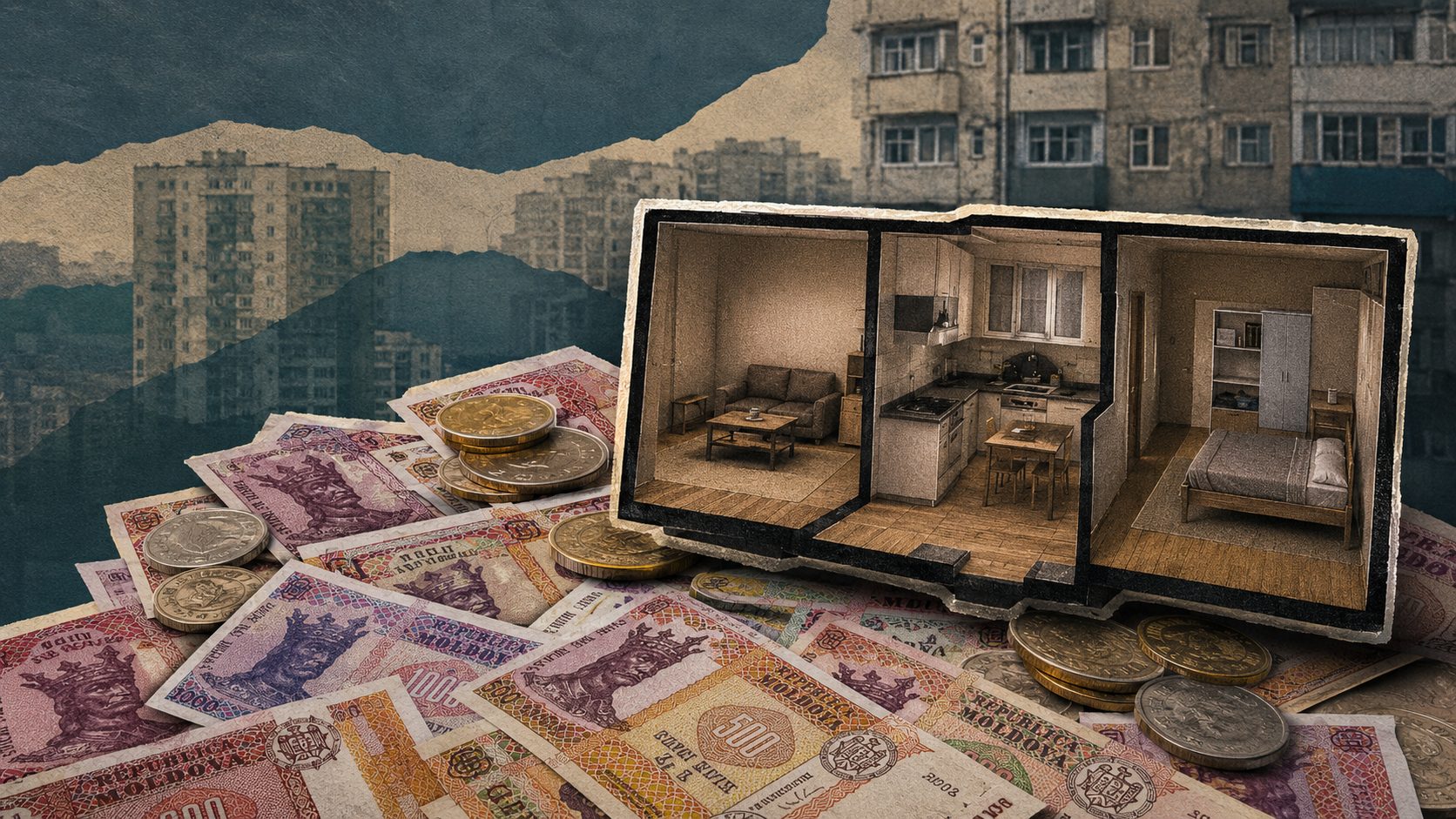 Moldova de lux! Câți ani trebuie să muncească un moldovean pentru un apartament de 50 m² în Chișinău