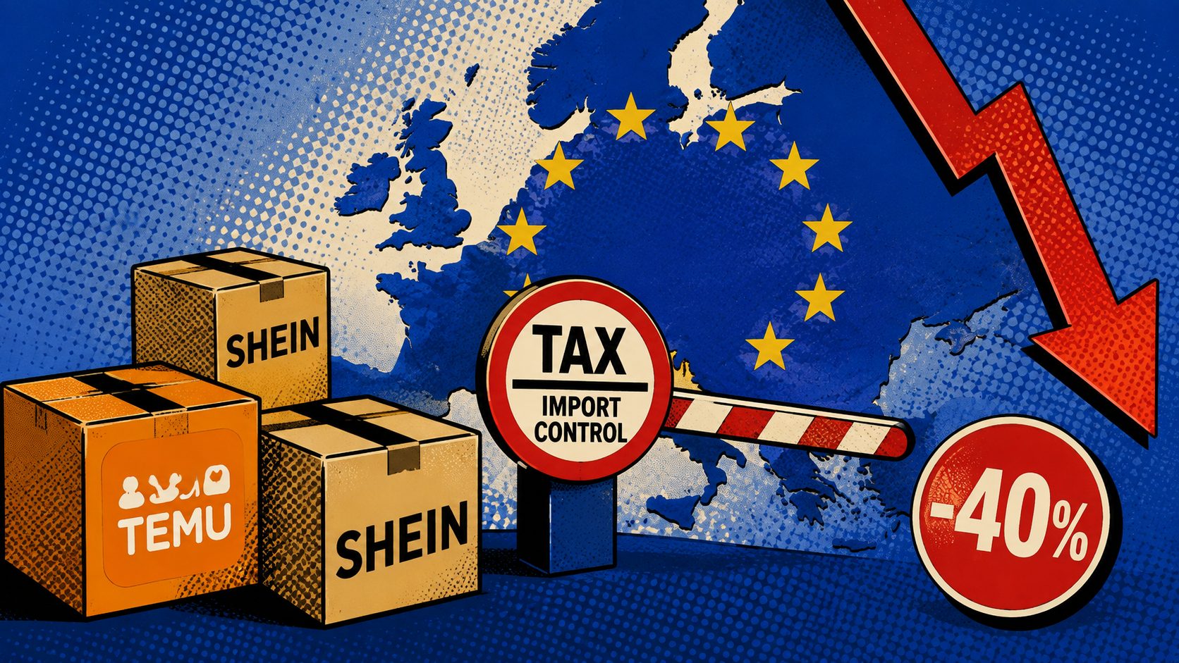 Taxa Temu și Shein a dus la o scădere cu până la 40% a importurilor în Europa
