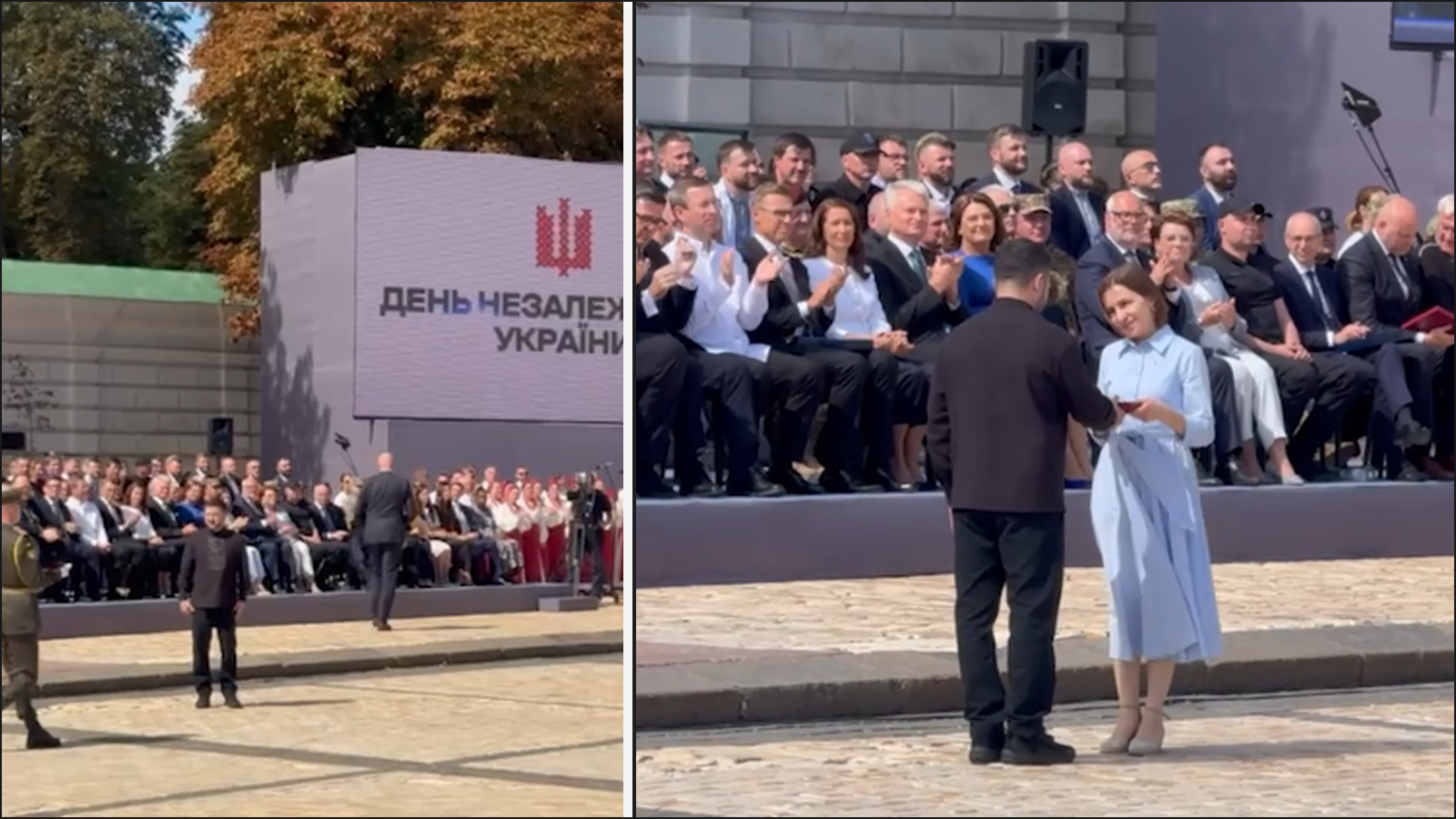 Ты награду мне, а я награду тебе: Зеленский вручил Майе Санду орден княгини Ольги