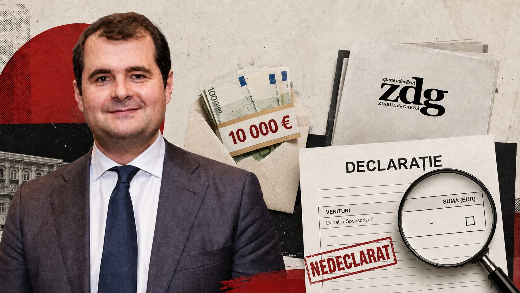 Тофан пожертвовал 10 тысяч евро ассоциации главы Ziarul de Gardă, но не указал это в декларации