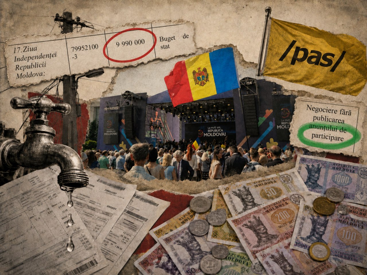 9,99 млн леев на День независимости: бюджет вырос в 20 раз