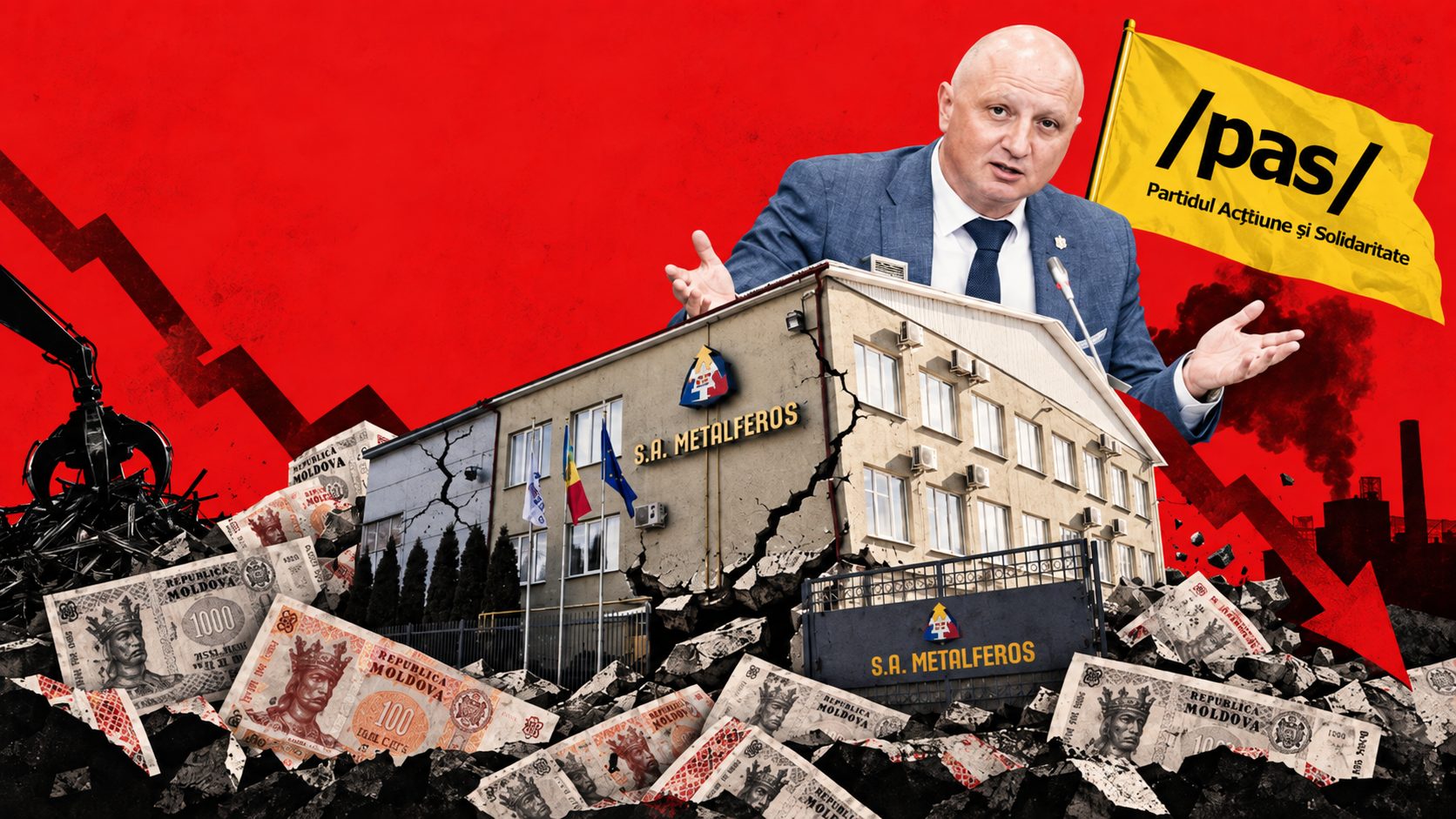 PAS a „îngropat” și Metalferos! Din profit, la pierderi de zeci de milioane. Ce spune Dorian Istratii despre privatizare