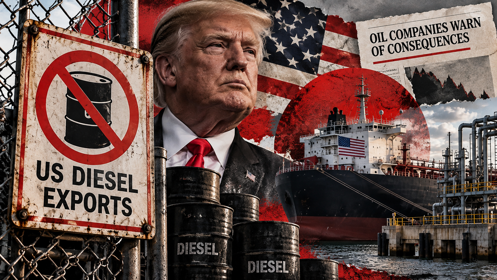 Трамп поддержал идею запрета экспорта дизельного топлива из США. Нефтяные компании предупреждают о последствиях