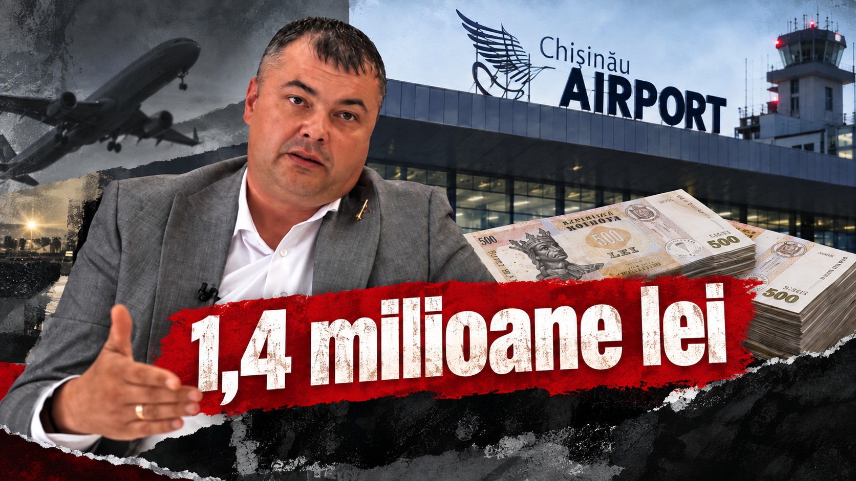 1,4 миллиона леев за год: директор аэропорта объяснил 100-процентную надбавку магазинами, общепитом и топливом