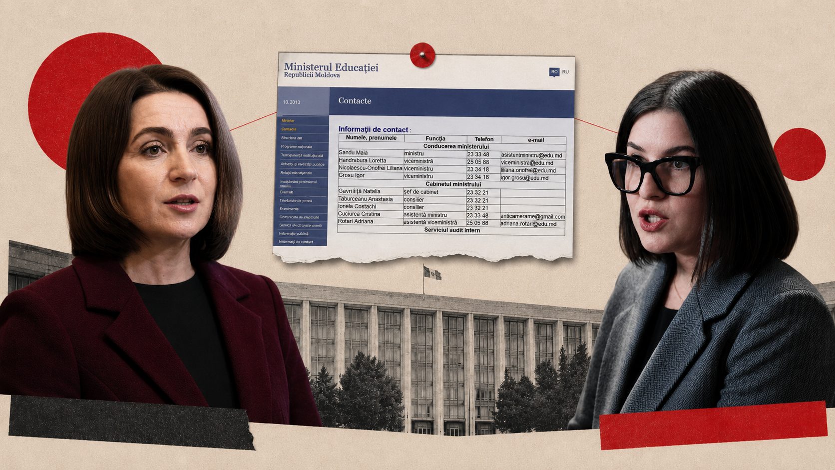 Cumătrismul nu a început cu MoldATSA: verișoara Maiei Sandu a fost consilieră în cabinetul său încă în 2013