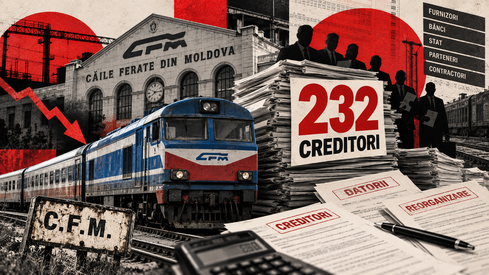 CFM, îngropată în datorii: întreprinderea are 232 de creditori înainte de reorganizare