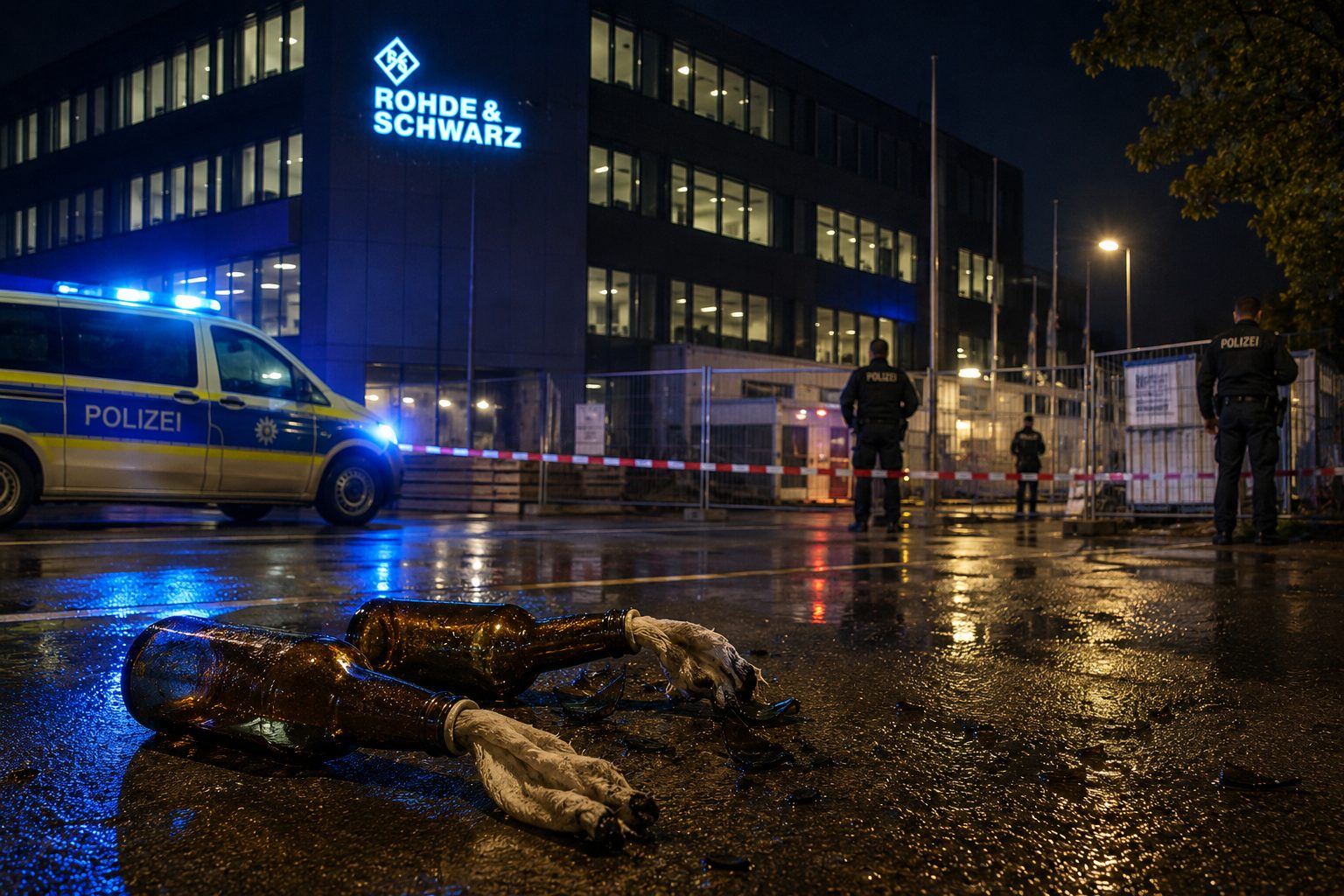 Коктейли Молотова у оборонной компании в Мюнхене: задержаны двое граждан Болгарии