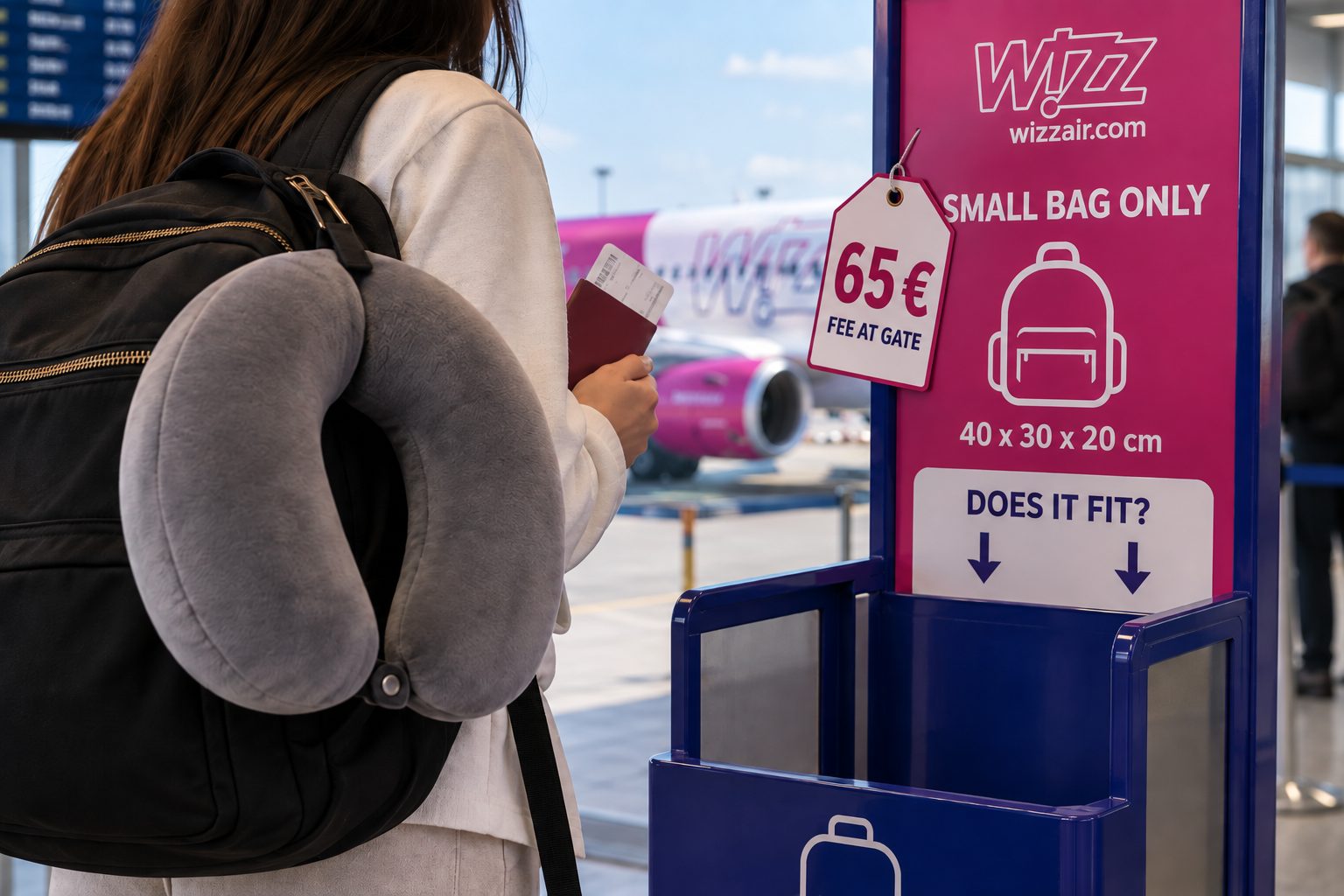 Wizz Air schimbă regula: o pernă de călătorie vă poate costa până la 65 de euro