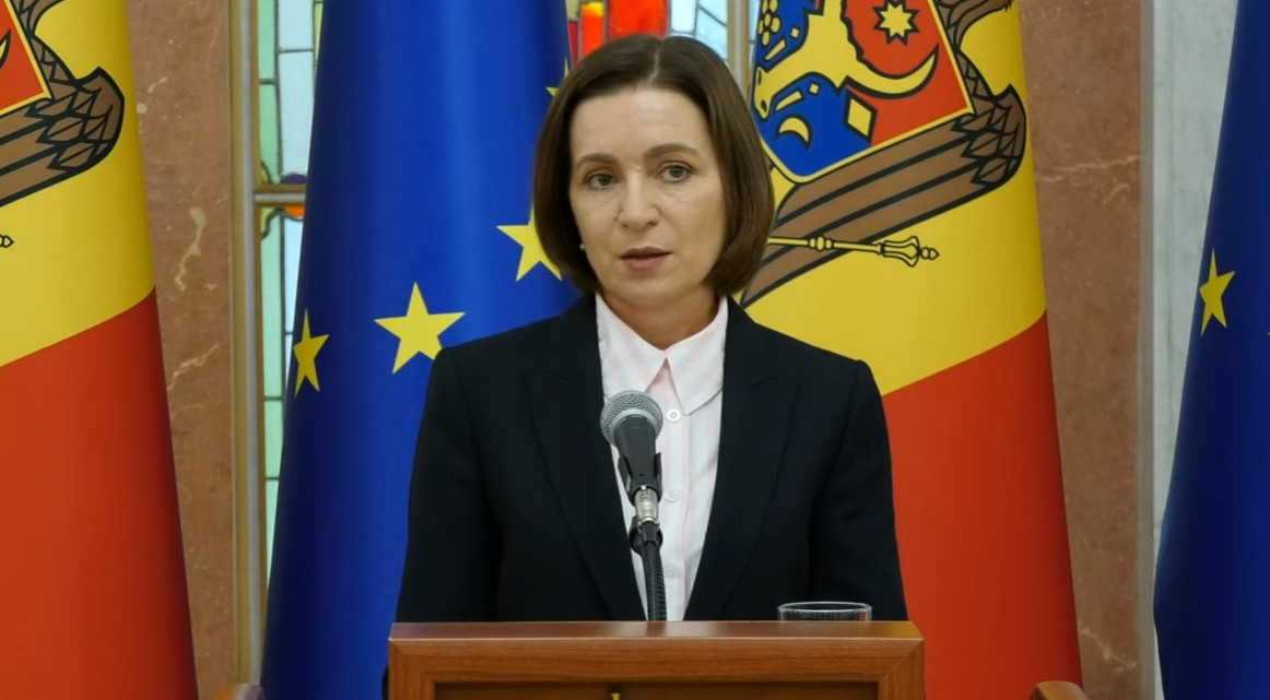 „Rusia a oprit livrările”. Sandu, despre motivul pentru care Moldova nu cumpără gaze naturale din Rusia