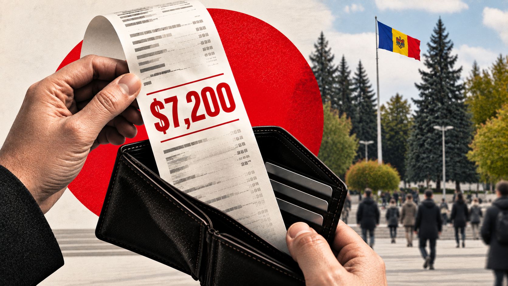 Fiecărui locuitor al Moldovei îi revin aproximativ 7,2 mii de dolari din datoria publică