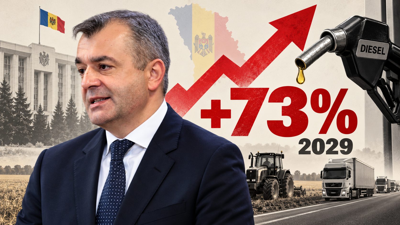 «Плюс 73% к акцизу на дизтопливо к 2029 году»: Кику назвал это «подарком» PAS аграриям и перевозчикам