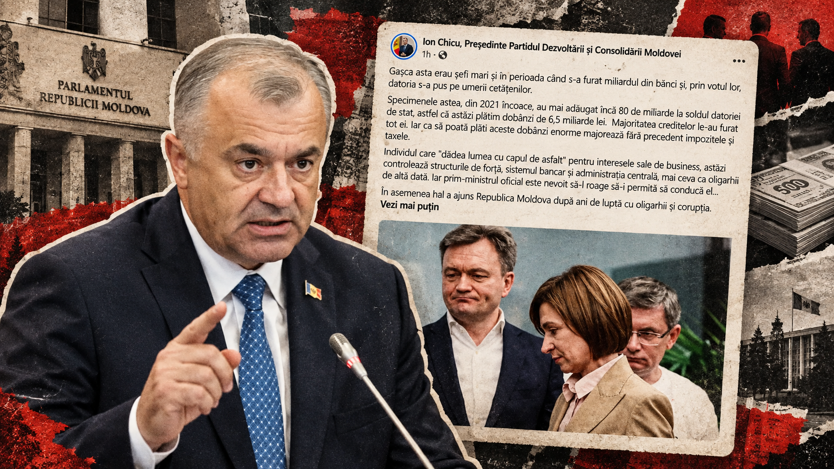 Chicu, despre Sandu, Recean și Grosu: Gașca asta erau șefi mari și în perioada când s-a furat miliardul din bănci