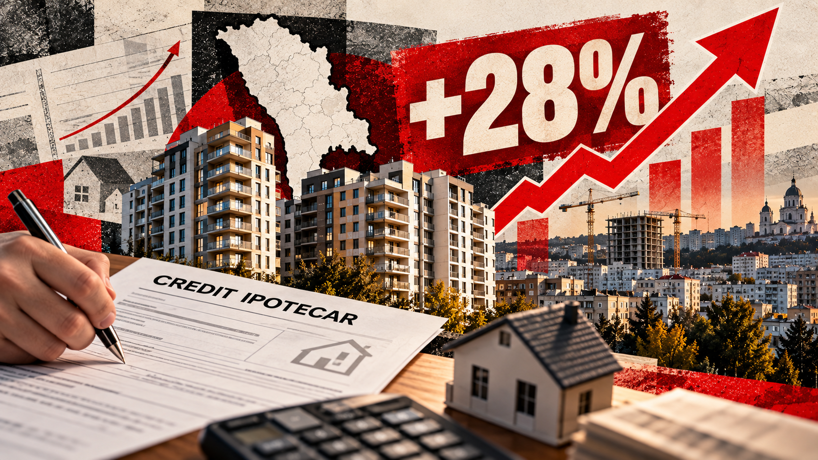 Boom ipotecar în Moldova! Creditele pentru locuințe au sărit cu peste 28% într-un an