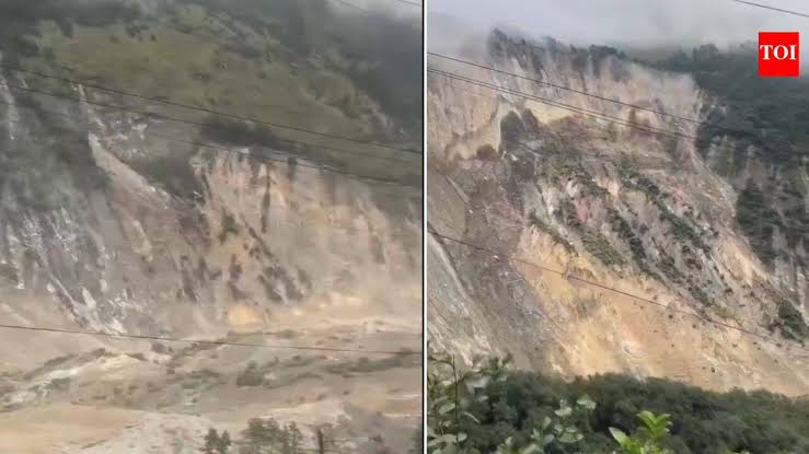 Imagini incredibile cu un munte din Nepal care se prăbușește în câteva secunde