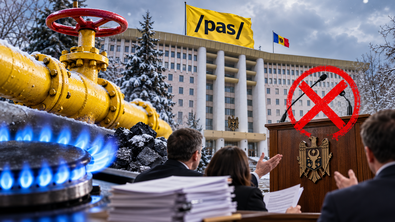 Opoziția a cerut audieri în Parlament pe tema gazelor și a pregătirii pentru iarnă. PAS a respins toate solicitările