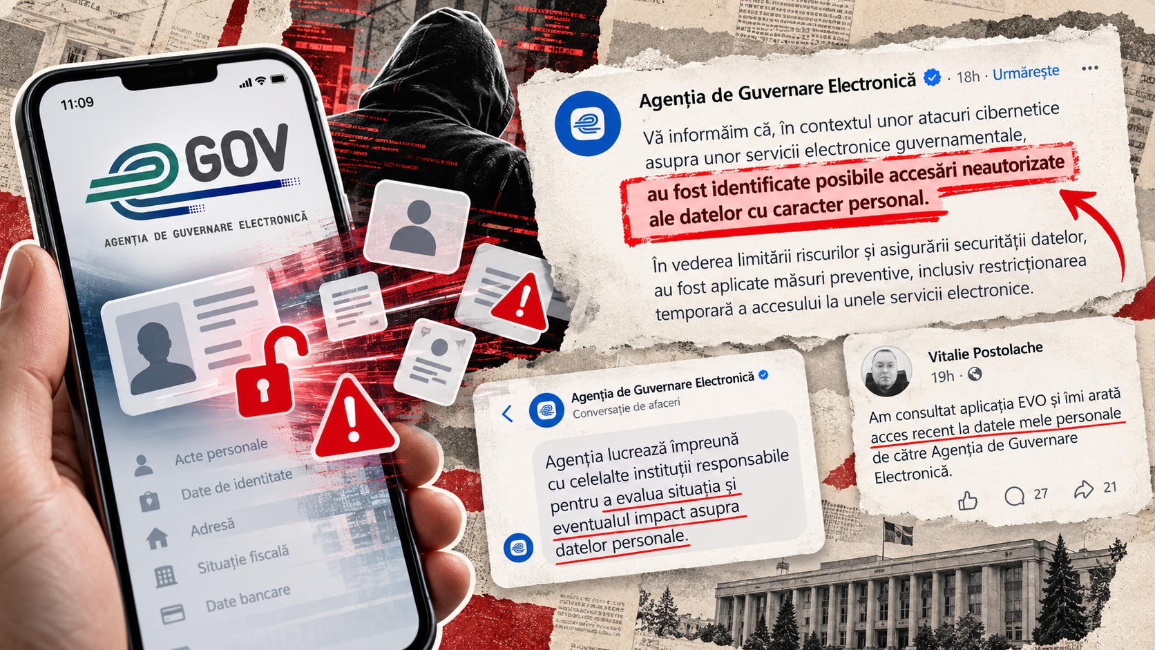 Eșec grav în protecția datelor personale? Agenția de Guvernare Electronică recunoaște posibile accesări ilegale