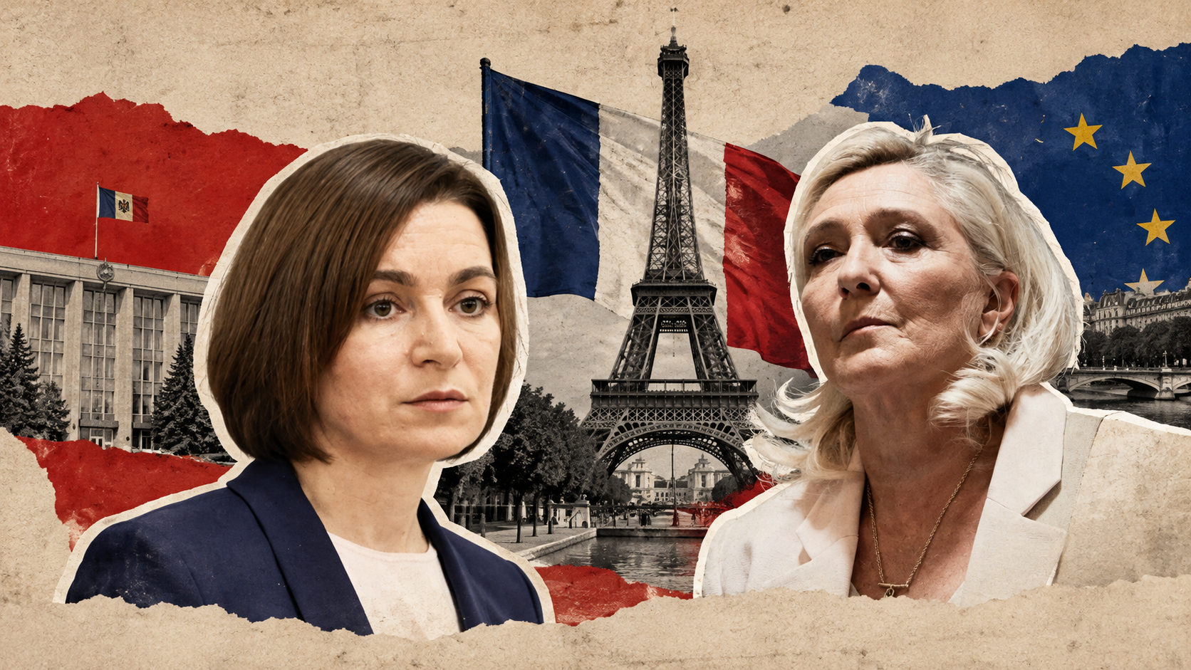 Cum Maia Sandu (nu) a răspuns la întrebarea despre relațiile Moldovei cu Franța dacă Marine Le Pen câștigă alegerile