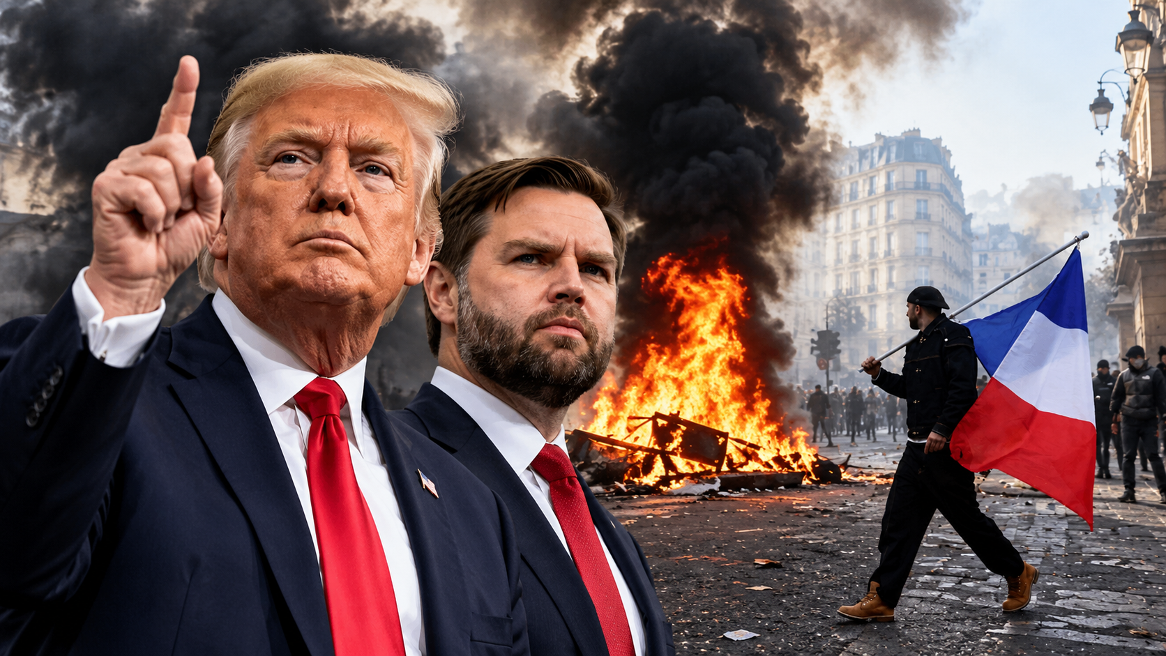 «Франция в огне!» Трамп призвал закрыть границы, а Вэнс обвинил в беспорядках миграционную политику