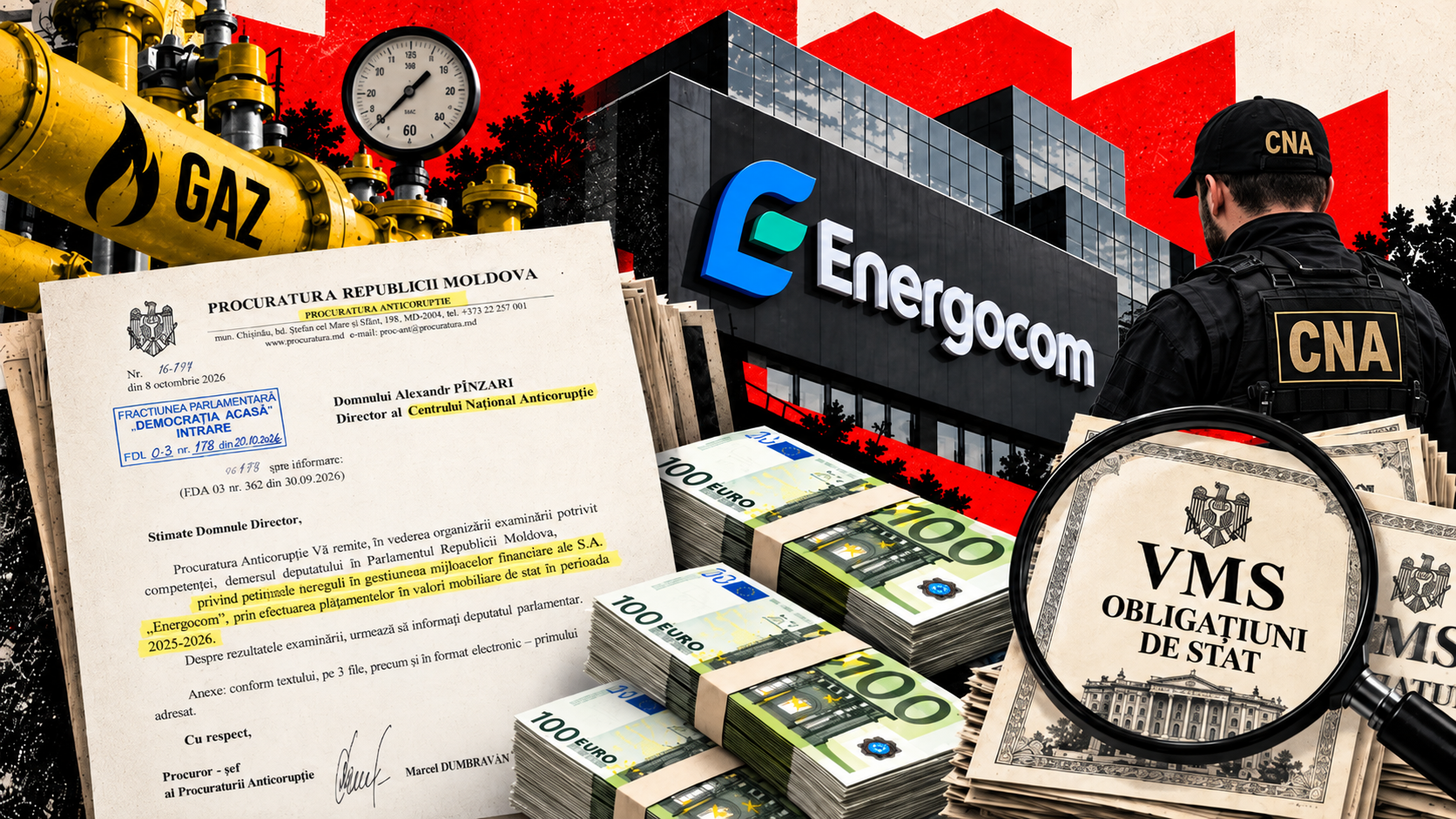 CNA va verifica achizițiile de valori mobiliare de stat ale Energocom, după sesizarea lui Costiuc
