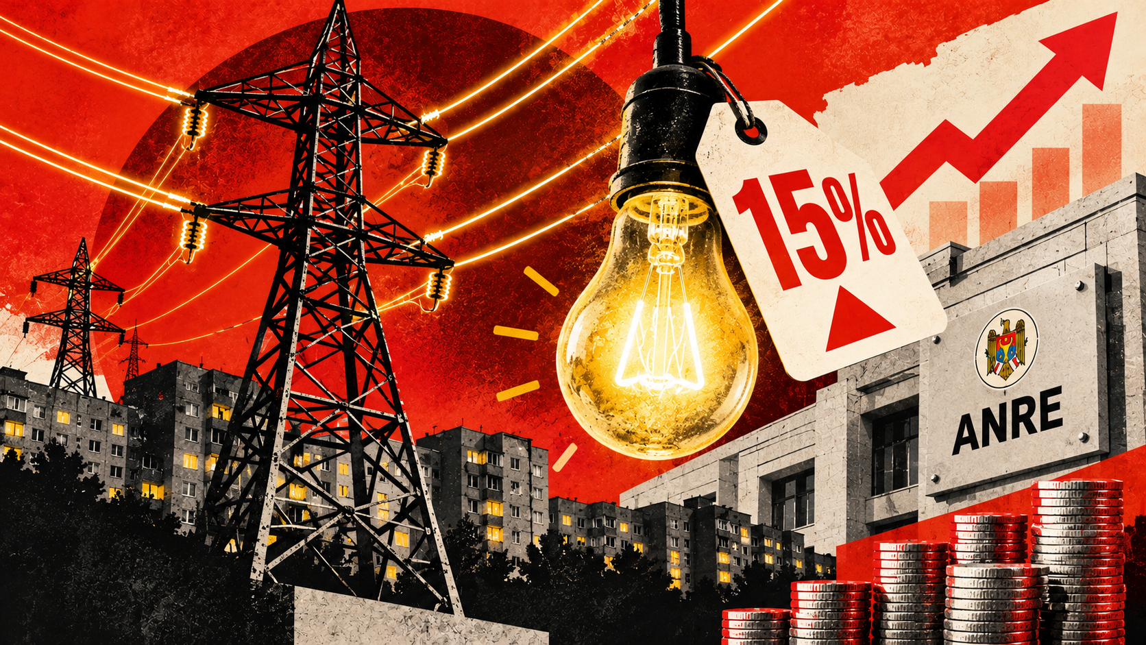 După gaze, s-ar putea scumpi și energia electrică: șeful ANRE estimează o creștere a tarifelor de până la 15%