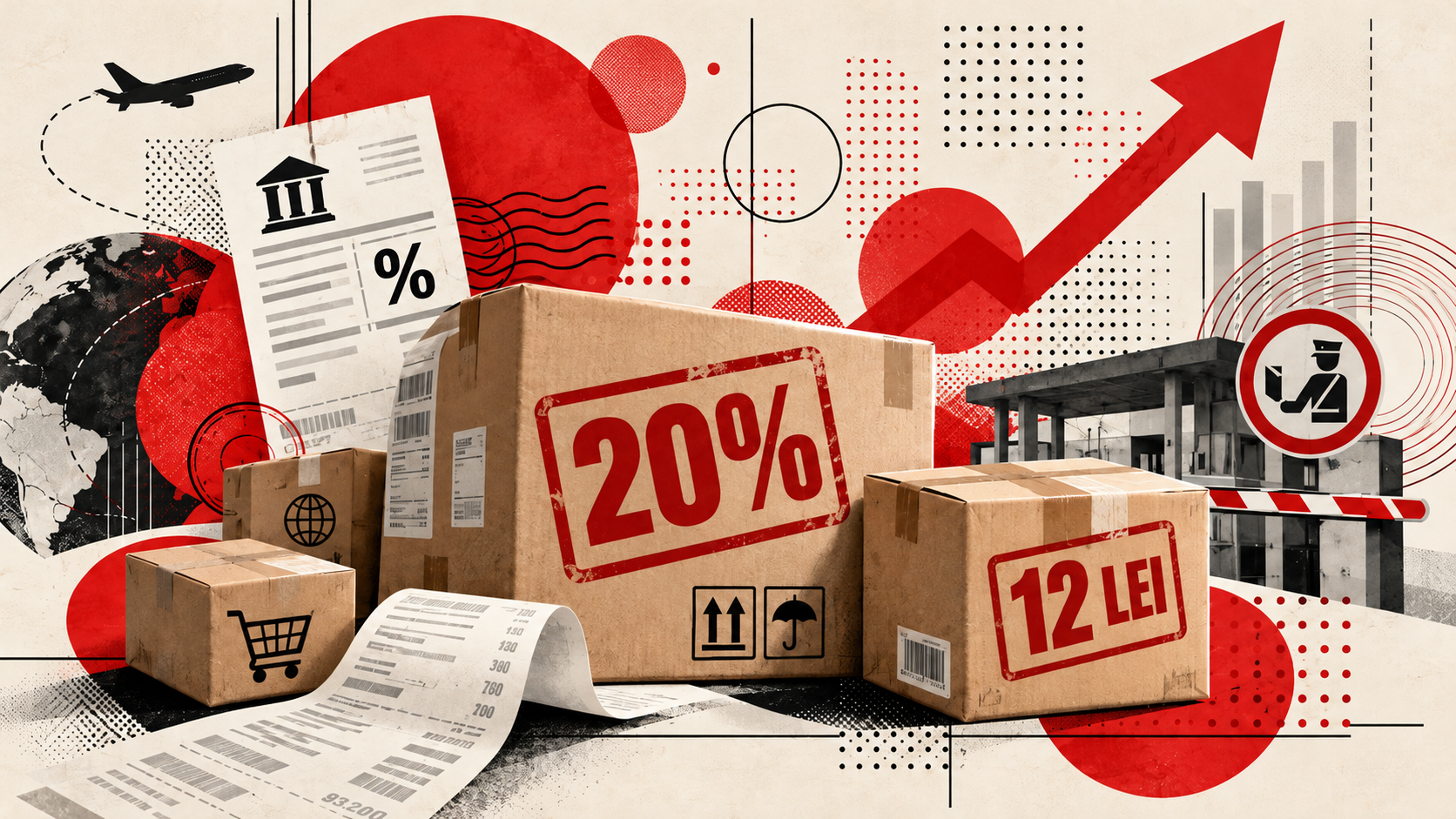 Taxele pe colete ar putea crește și mai mult? Belous spune că TVA de 20% și taxa de 12 lei sunt doar prima etapă