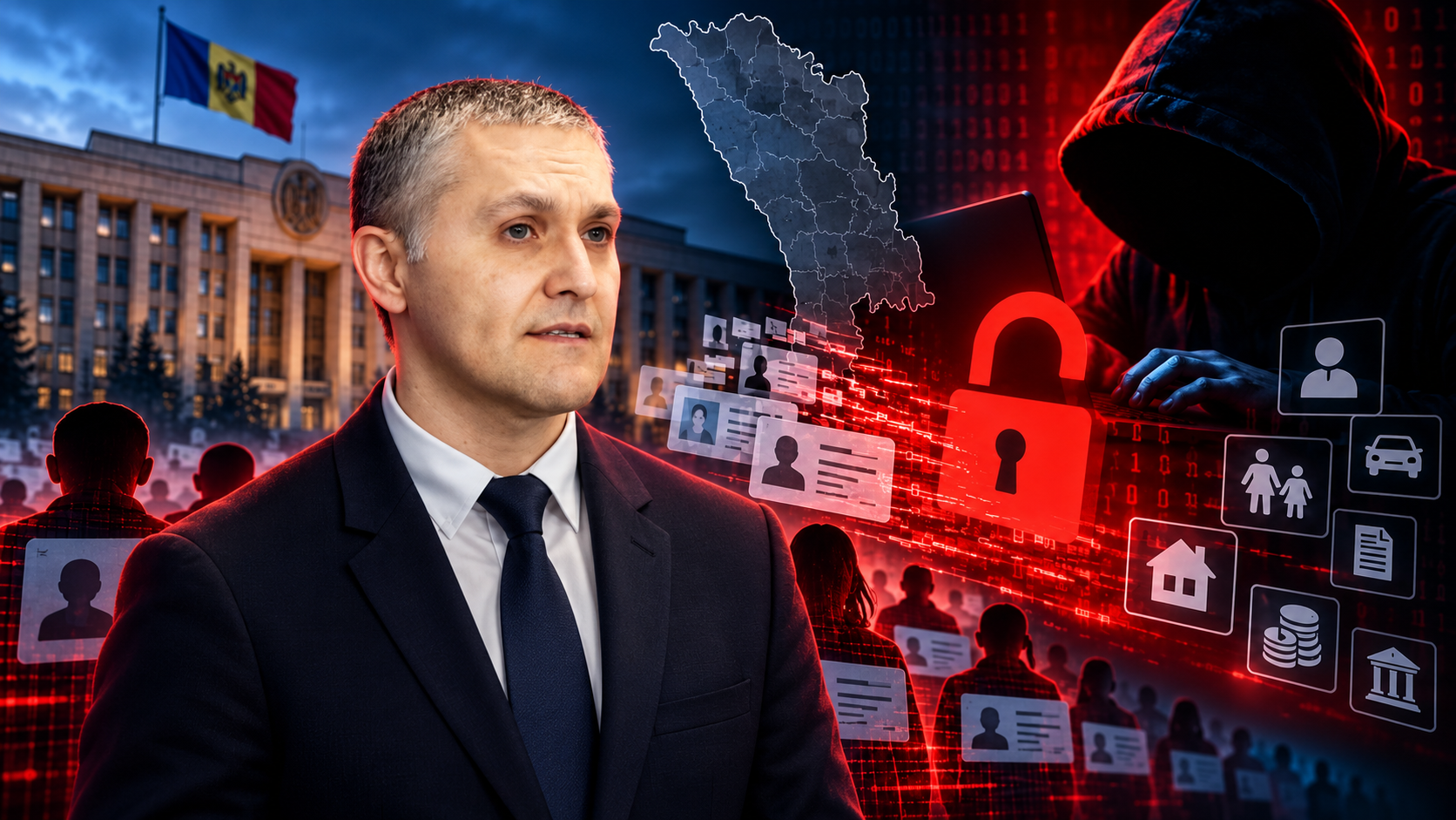 „Nu vă pot trece apartamentul pe alt nume, dar vă pot păcăli să le dați bani”: Diaconu explică riscurile scurgerii masive de date din Moldova