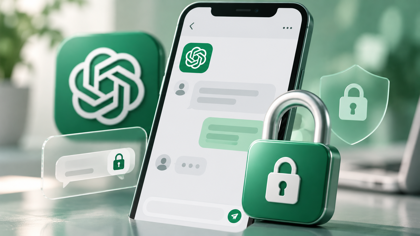 ChatGPT introduce o nouă funcție de confidențialitate. Utilizatorii își pot bloca conversațiile cu un cod PIN sau Face ID