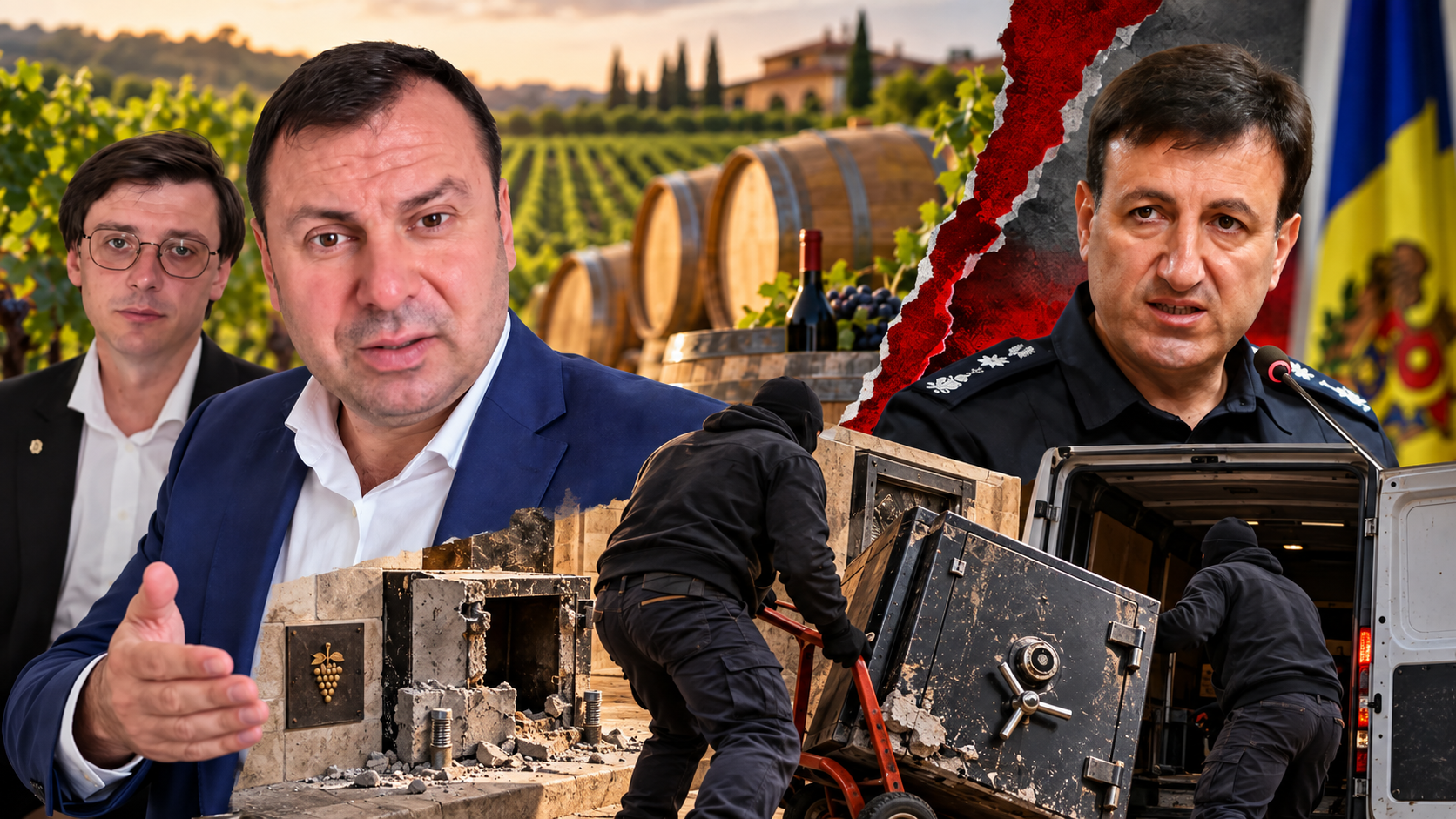 «Сейфы с деньгами вырывают и увозят»: Костюк заявил о серии краж на винодельнях и потребовал отставки Чернэуцану
