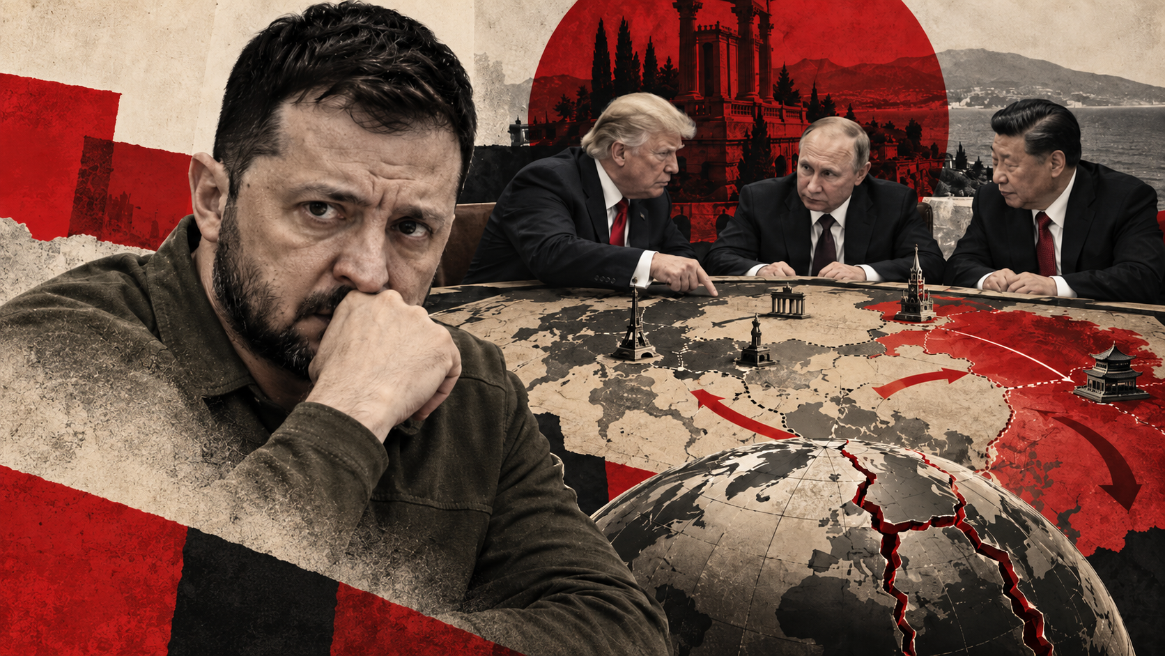 Zelenski se teme de o reîmpărțire a lumii la întâlnirea dintre Trump, Putin și Xi Jinping: „Nu ne-am dori o nouă Ialtă”