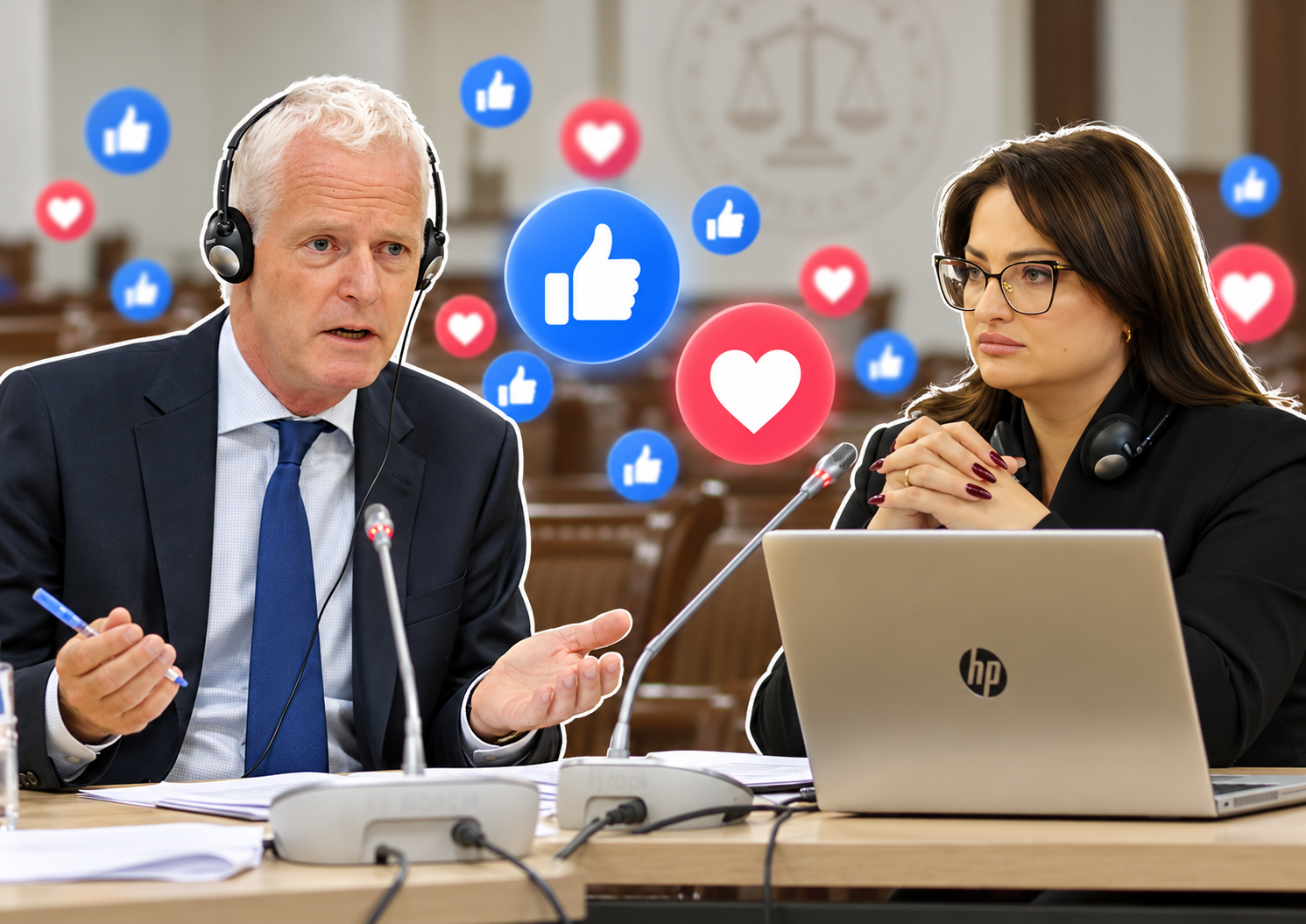 Stop-cadru! O judecătoare, luată la întrebări și pentru inimioarele de pe Facebook, în cadrul Comisiei de Vetting. Badan: „Această guvernare a înnebunit”