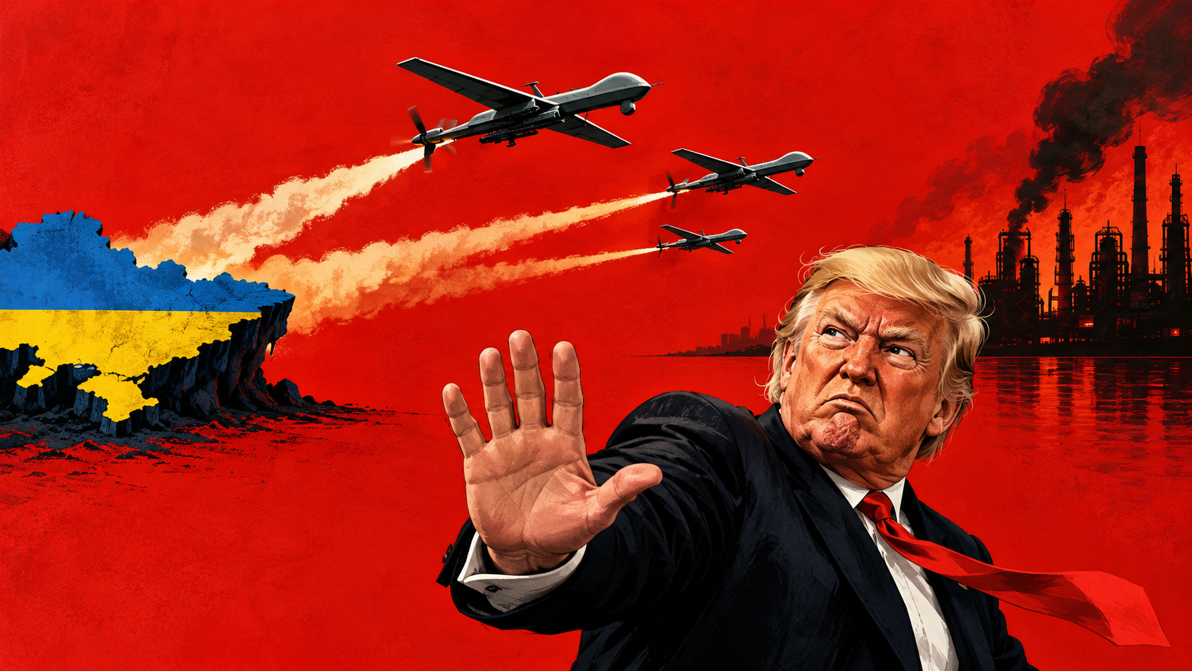 Trump atacă Kievul pentru loviturile asupra rafinăriilor rusești: „Este o rușine”