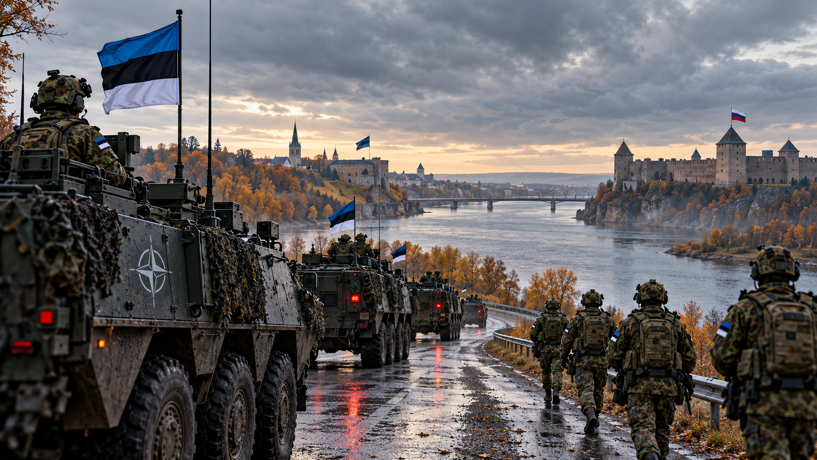 Estonia mută comandamentul Brigăzii 1 spre frontiera rusă