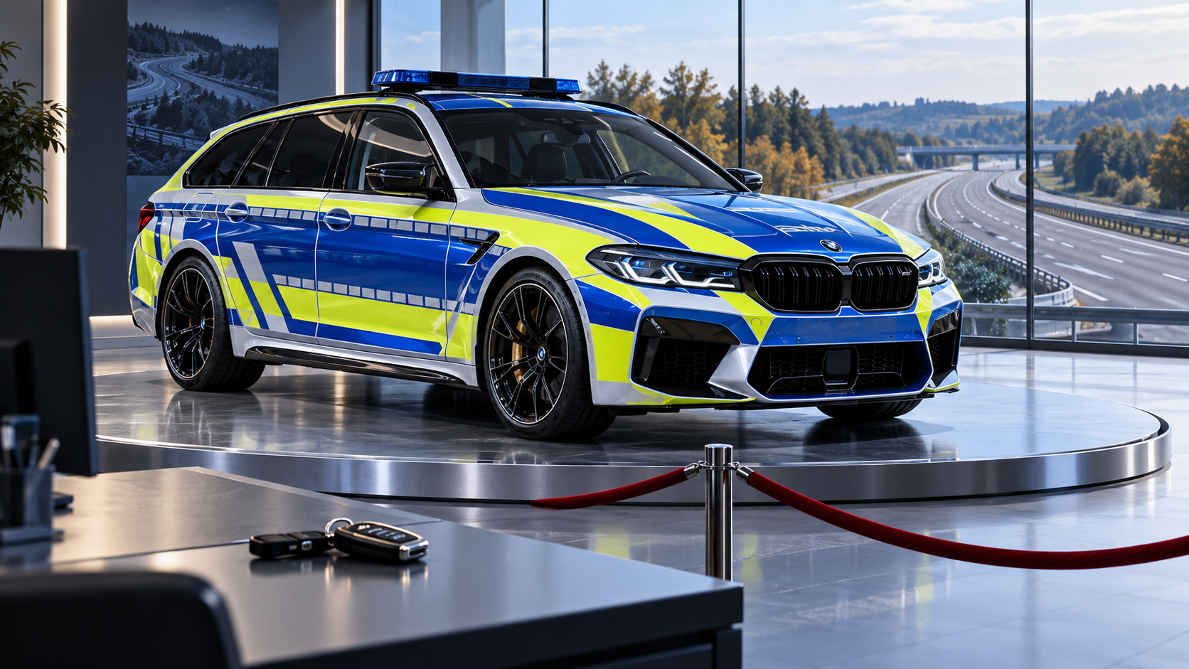 Погоня отменяется: BMW показала полицейский M5 Touring на 727 сил