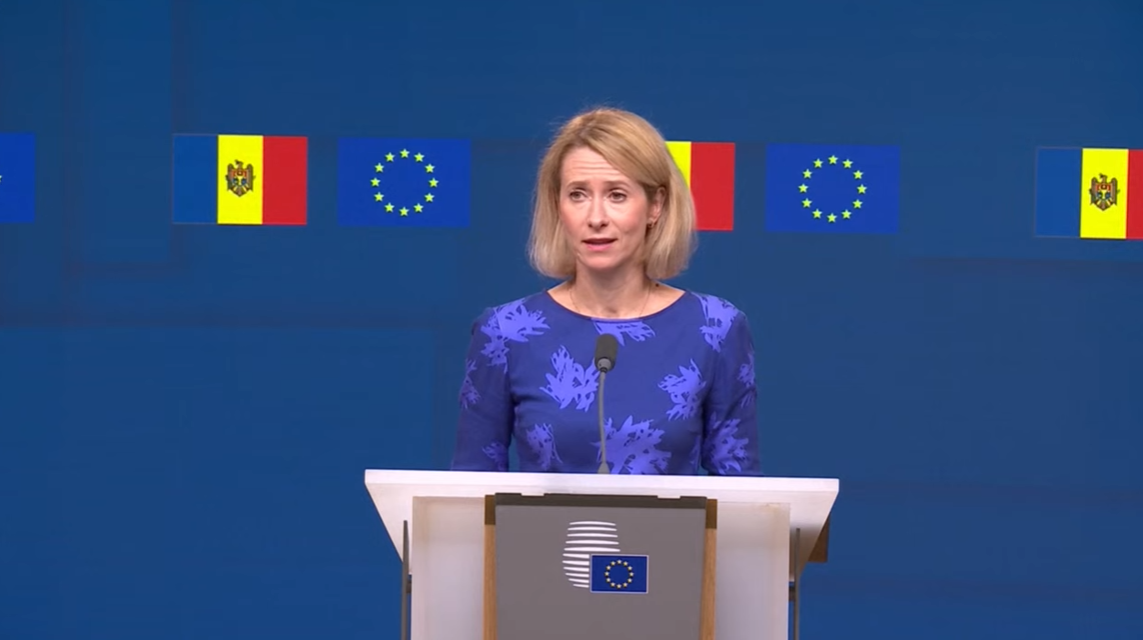 UE a deblocat 156 de milioane de euro pentru Moldova. Kallas: Transnistria nu va împiedica aderarea la UE