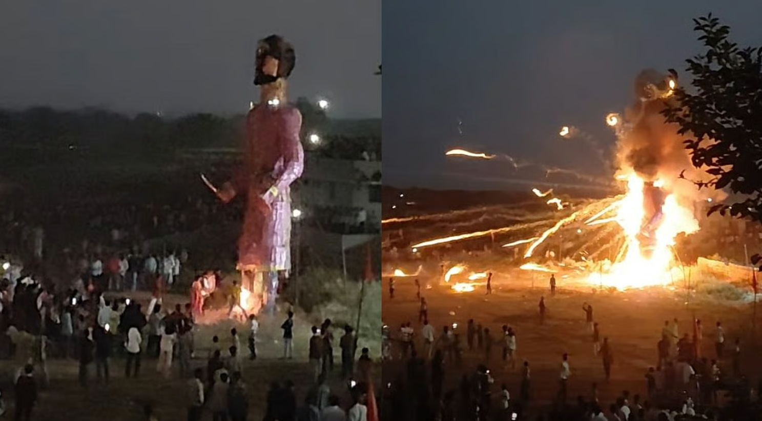 „Contraatacul lui Ravana”: în India, o efigie în flăcări a „deschis focul” asupra spectatorilor