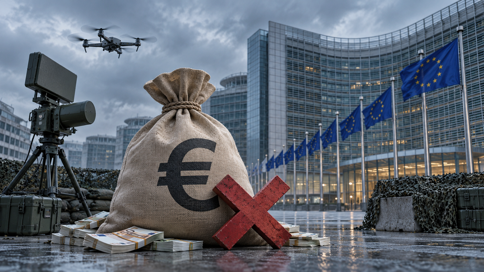 Еврокомиссия отказала странам Балтии в выделении 500 миллионов евро на защиту от дронов