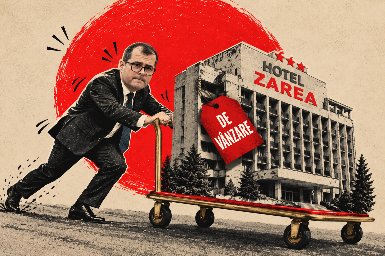 Tofan se justifică după eșecul privatizării Hotelului Zarea. Cum explică licitația ratată